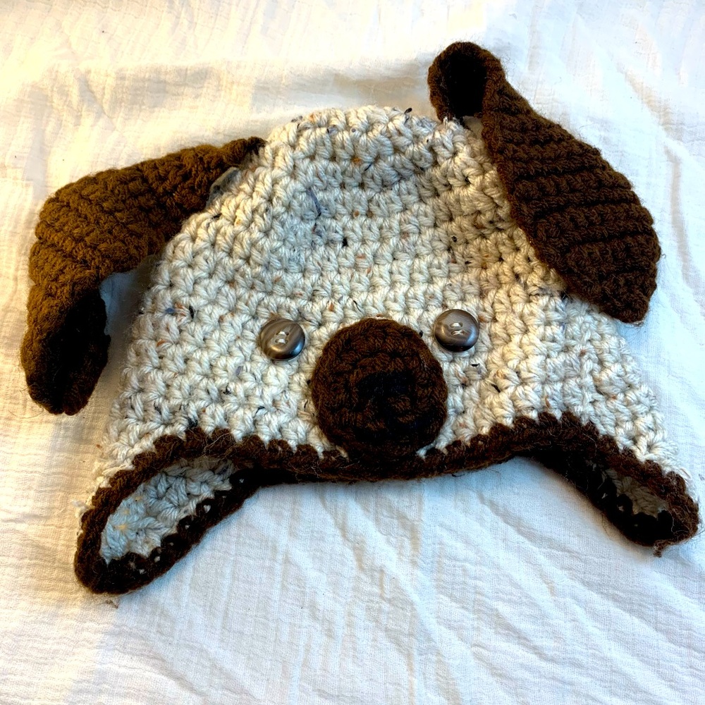 Handmade Wool 🐶 Floppy Ear Beanie